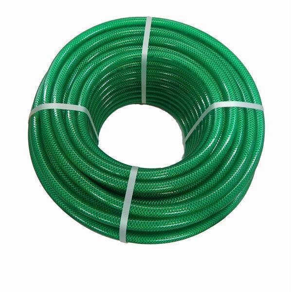 PVC Druckluft-Gewebeschlauch für Lebensmittel farbig 25 Meter Rolle Grün 6 mm