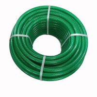 PVC Druckluft-Gewebeschlauch f&uuml;r Lebensmittel farbig 25 Meter Rolle Gr&uuml;n 6 mm