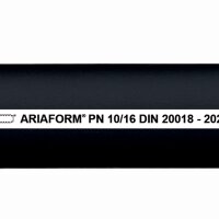 Ariaform DIN Druckluftschlauch / Pressluftschlauch / Wasserschlauch schwarz (Meterware) 25mm (1&quot;)