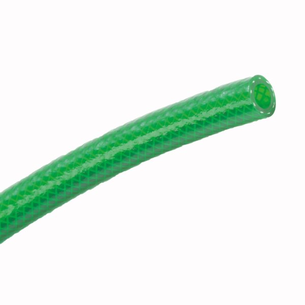 Rehau Raufilam E Colour - PVC Gewebeschlauch Druckluft- Kompressorschlauch für Lebensmittel farbig Meterware Grün 6 mm