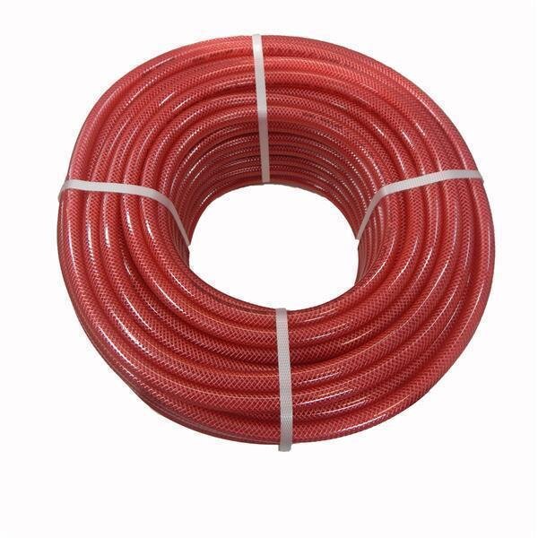Rehau Raufilam E Colour - PVC Gewebeschlauch Druckluftschlauch Kompressorschlauch Lebensmittelschlauch farbig 25 Meter Rolle Rot 10 mm