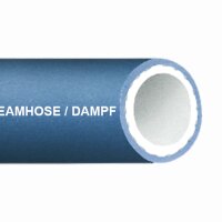 Vaporcord ALIM/EXTRA Lebensmittelschlauch Reinigungsschlauch Dampfschlauch blau/wei&szlig; (Meterware) 38mm (1 1/2&quot;)