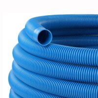 Schwimmbadschlauch Poolschlauch Saugschlauch Solarschlauch &Oslash; 32mm blau 6,6 m