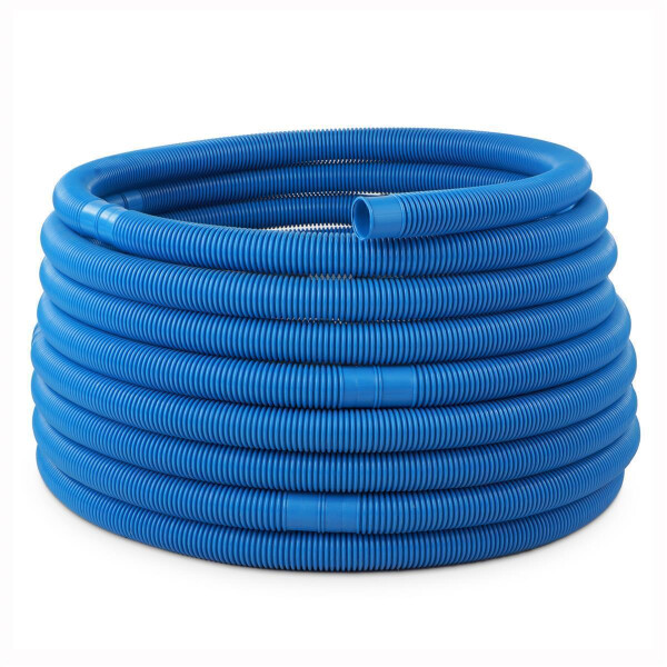 Schwimmbadschlauch Poolschlauch Saugschlauch Solarschlauch Ø 32mm blau 48,4 m
