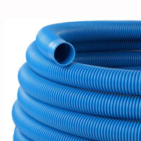 Schwimmbadschlauch Poolschlauch Saugschlauch Solarschlauch &Oslash; 32mm blau 48,4 m
