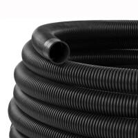 Schwimmbadschlauch Poolschlauch Saugschlauch Solarschlauch &Oslash; 32mm schwarz 29,7 m
