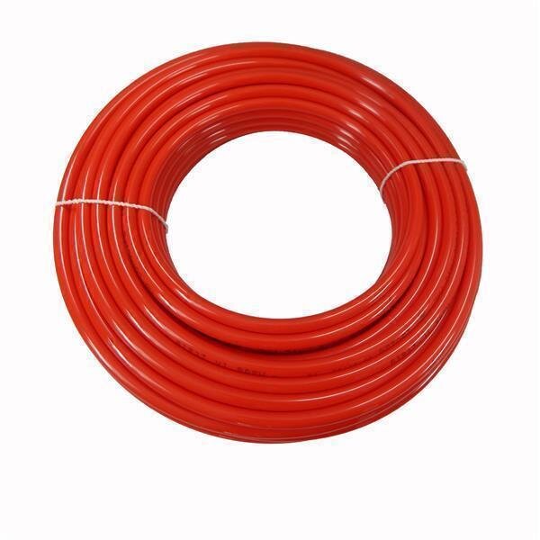 PA Schlauch PA 12 Polyamidschlauch Rolle 25 Meter 6 mm x 4 mm Rot