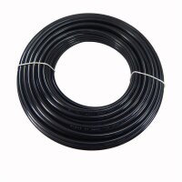 PA Schlauch PA 12 Polyamidschlauch Rolle 25 Meter 8 mm x 6 mm Schwarz