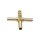 Messing Schlauchverbinder 5mm Kreuz-Stück