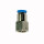 Gerade Steckverschraubung Blaue Serie Innengewinde zylindrisch mit Außensechskant G 3/8 14 mm