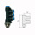 T-Mehrfachverteiler mit Außengewinde drehbar zylindrisch mit O-Ring (NBR) G 3/8 1x8 mm / 3x6mm