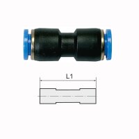 Gerade Steckverbinder Blaue Serie 8 mm