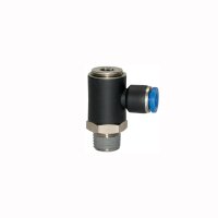 L-Steckverschraubung mit Innensechskant drehbar Au&szlig;engewinde konisch mit Gewindebeschichtung R 1/8 8 mm