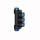 T-Mehrfachverteiler mit Steckanschluss Blaue Serie  5x4 mm