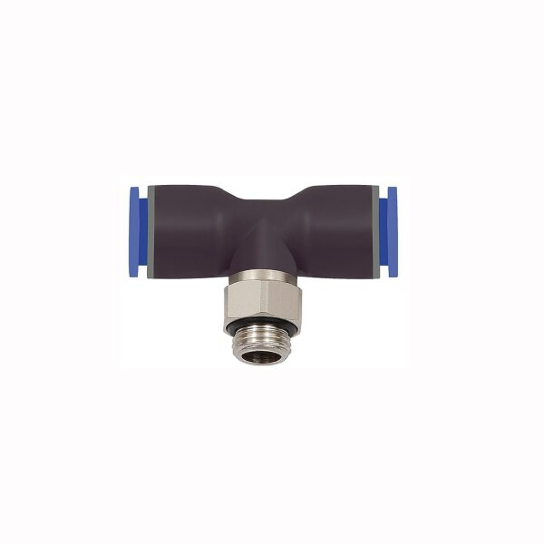 L-Steckverbindung mit Stecknippel Blaue Serie