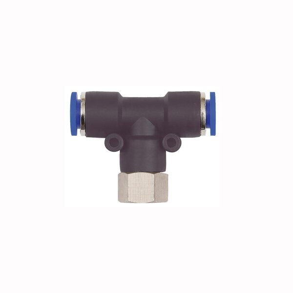 L-Steckverbindung mit Stecknippel Blaue Serie 4 mm / 4 mm