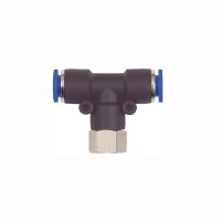 L-Steckverbindung mit Stecknippel Blaue Serie 4 mm / 4 mm