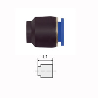 Verschlusskappe Blindkappe Stopfen Blaue Serie 3 mm