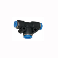 T-Steckverbindung Reduzierung T-St&uuml;ck Blaue Serie 2x6 mm / 1x4 mm