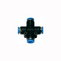 X-Steckverbindung Kreuz St&uuml;ck Blaue Serie 6 mm
