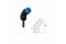 Steckverbinder mit Stecknippel Winkel 45° Blaue Serie Stecknippel 10mm / Schlauch 10mm