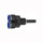 Y-Steckverbindung mit Stecknippel reduzierend Y-Stück Blaue Serie 10 mm / 6 mm
