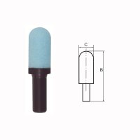 Schalld&auml;mpfer mit Stecknippel Blaue Serie 6 mm