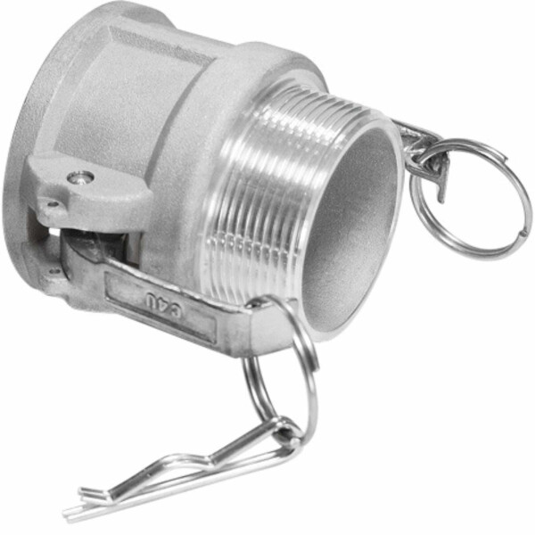 Kupplung System "Kamlok" Mutterteil mit Außengewinde Typ B Aluminium 3"
