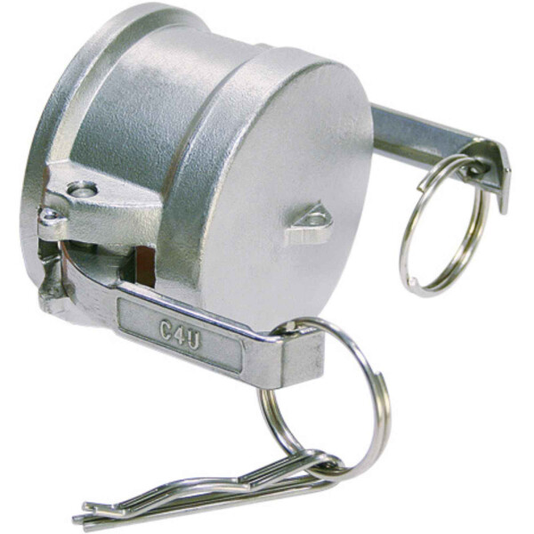 Kupplung System "Kamlok" Mutterteil Kappe Typ DC Edelstahl 1.4408 3/4"