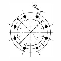 Losflansch Edelstahl (1.4408) mit glattem Schlauchstutzen...