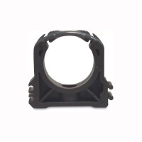 PVC-U Rohrschelle Rohrklemme mit Bügel schwarz 40 -...