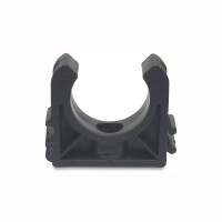 PVC-U Rohrschelle Rohrklemme ohne Bügel schwarz 16 -...