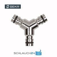 Original GEKA&reg; plus Stecksystem Schnellkupplung Messing vernickelt