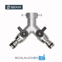 Original GEKA&reg; plus Stecksystem Schnellkupplung Messing vernickelt