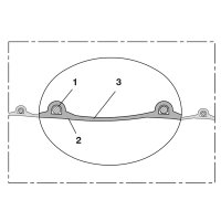 Absaugschlauch mit Stahldrahteinlage Norres TIMBERDUC® PUR 531 AS mit Wandstärke ca. 0,4 mm