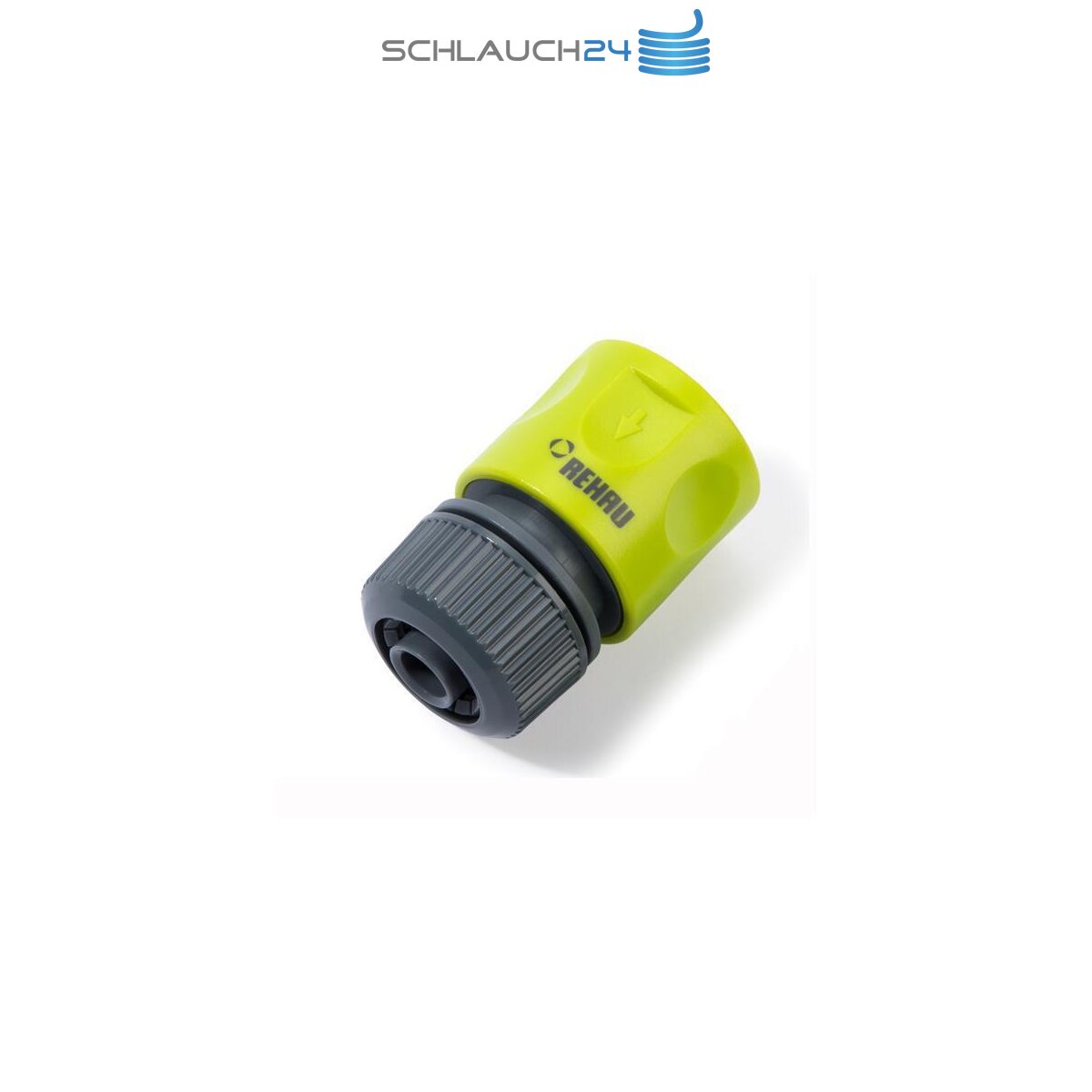 Rehau Raccordo Rapido Professionale Per Tubo 3/4' (19 Mm) - Sistema Allround, Accessorio Giardino, Plastica