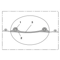 Absaugschlauch mit Stahldrahteinlage Norres TIMBERDUC® PUR 532 AS mit Wandstärke ca. 0,6 mm 55  mm 10 Meter