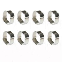 2-Ohr Schlauchschellen 10 Pack - Gr&ouml;&szlig;e: 17mm - 20mm