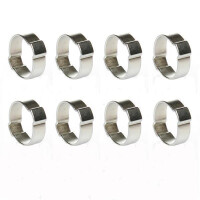 2-Ohr Schlauchschellen 10 Pack - Gr&ouml;&szlig;e: 25mm - 28mm