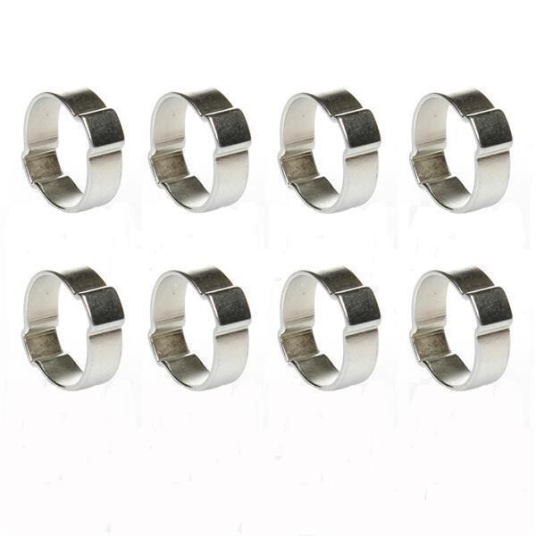 2-Ohr Schlauchschellen 10 Pack - Größe:  14mm - 17mm