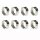 2-Ohr Schlauchschellen 10 Pack - Größe:  23mm - 27mm