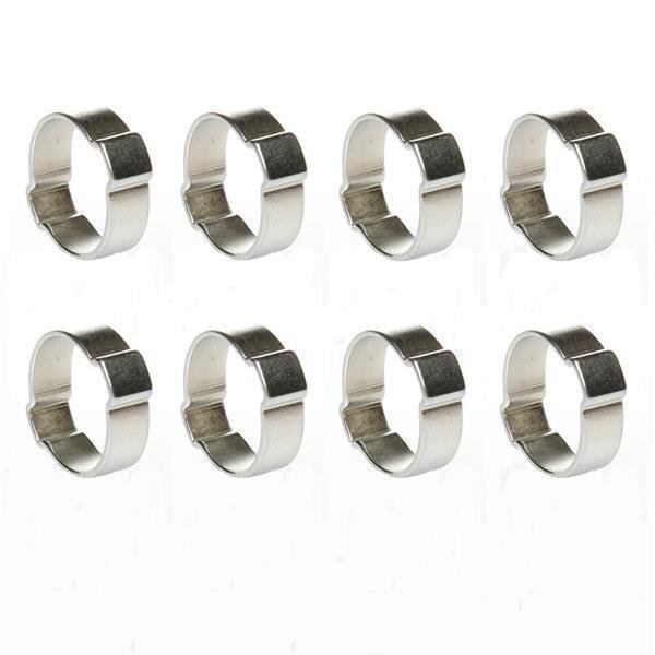 2-Ohr Schlauchschellen 10 Pack - Größe:  43mm - 46mm