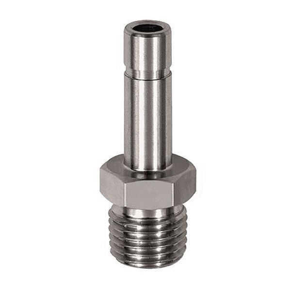 Gewinde Stecknippel Edelstahl 1.4404 Außengewinde konisch R 1/4 12 mm