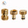 GEKA® plus Stecksystem Basis-Set Messing Trinkwasser 1/2" Schlauchstück + 3/4" Hahnstecker + Verschlussstecker
