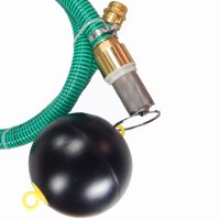 1&quot; Ansauggarnitur mit Messing Verschraubung und Fu&szlig;ventil + schwimmende Entnahme 15 Meter
