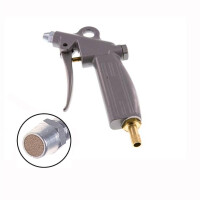 Alu Ausblaspistole mit L&auml;rmschutzd&uuml;se &Oslash; 1,5 (Standard) 6 mm Schlauchanschluss