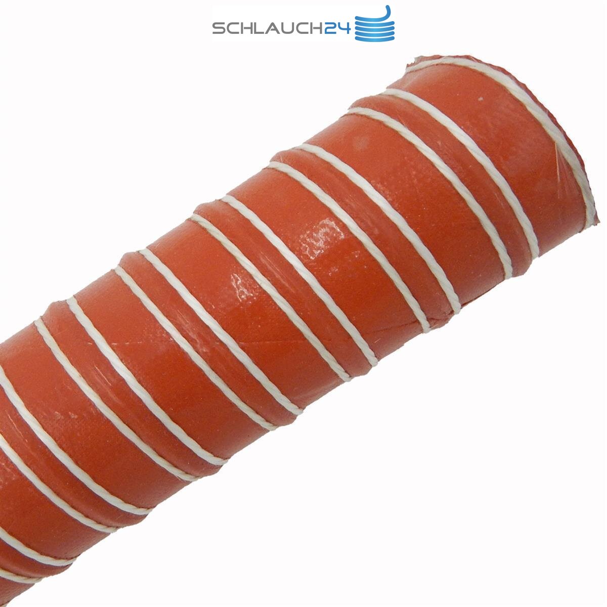 Silikonschlauch 2,4 / 5,5mm rot (50m) - Nitro - glühend