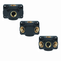 Wanddose Kunststoff Wandanschluss Endverteilerdose Innengewinde 1-Fach 1/2&quot;- 3/4&quot;
