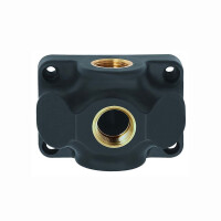 Wanddose Kunststoff Wandanschluss Endverteilerdose Innengewinde 1-Fach 1/2&quot;- 3/4&quot;