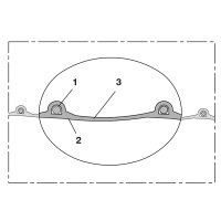Absaugschlauch mit Stahldrahteinlage Norres PROTAPE PUR 301 AS mit Wandst&auml;rke ca. 0,4 mm 130 mm 10 Meter